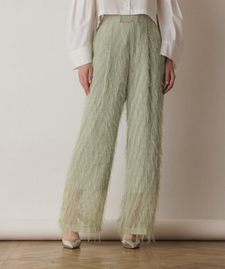 フリンジワンタックパンツ