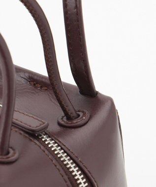 23区 【CLASSY.1月号掲載】YAHKI SOFT W FACE クロス ボディ バッグ プラム