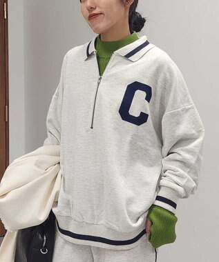 CRAFT STANDARD BOUTIQUE 【ユニセックス】裏毛ハーフジップスウェット
