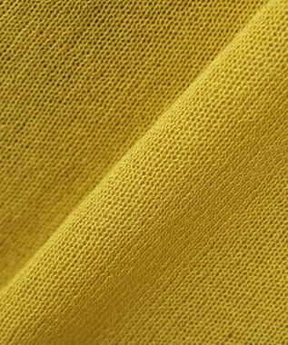 YECCA VECCA シアーニットVネックカーディガン Yellow