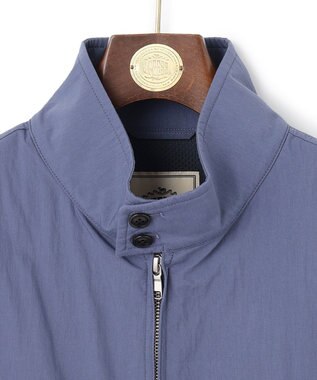 J.PRESS MEN コットンナイロンタイプライター ゴルフジャケット ダルブルー系