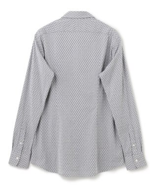 JOSEPH HOMME アロージャガードストレッチ　レギュラーカラーシャツ ライトグレー系