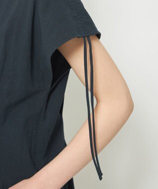 uncrave コットンリネンボイル フレアワンピース ブラック