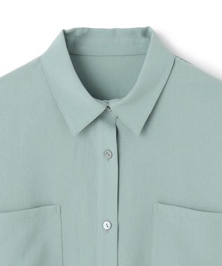 uncrave 新色追加！ドライタッチトロ ショートシャツ アッシュブルー