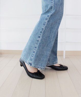 組曲 【晴雨兼用・撥水・低反発】バレエパンプス(Basic Color) ブラック系