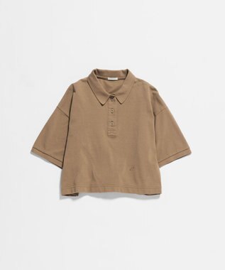 LENO POLO SHIRT / ポロシャツ CAFE AU LAIT