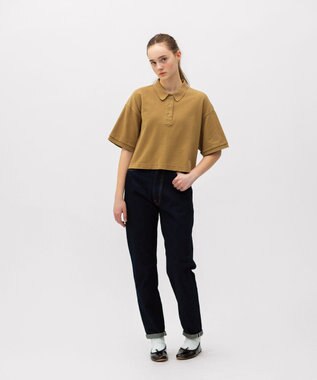 LENO POLO SHIRT / ポロシャツ CAFE AU LAIT
