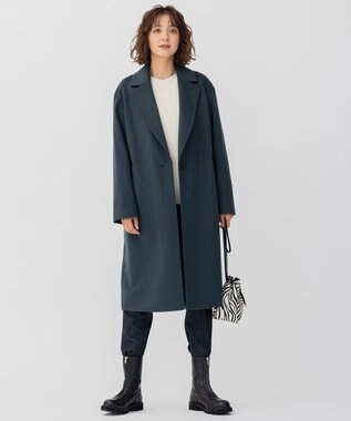 23区 【CLASSY.12月号掲載】カウヘアー ミニ巾着 バッグ ゼブラプリント