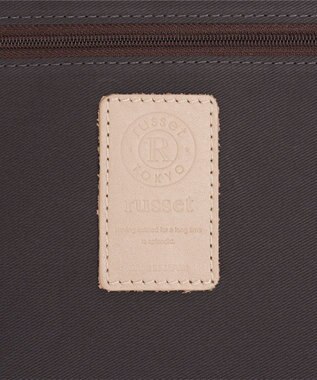 russet ナイロンラフィアショルダーバッグ(CE-1713) D.Brown