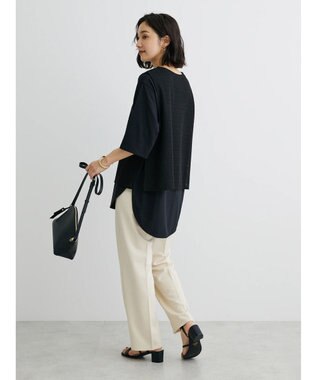 Green Parks ＳＥＴ２点　メッシュベスト＋半袖カットチュニック Black