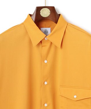 J.PRESS MEN 【J.PRESS ORIGINALS】SUVIN TYPEWRITER JERSEY 46G SHIRT / JAPAN MADE イエロー系