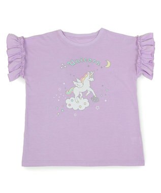 Mother garden マザーガーデン フリル袖 Ｔシャツ Ｍ/L サイズ 100～120cm 120～140cm 《ユニコーン/野いちご》