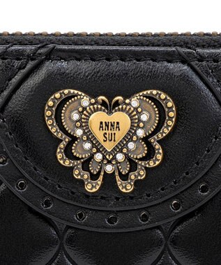 ANNA SUI エレノア ラウンド長財布 クロ