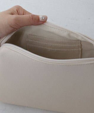 Tiaclasse 【2way/肩紐2TYPE】ちょうどいいサイズのショルダーミニバッグ グレージュ