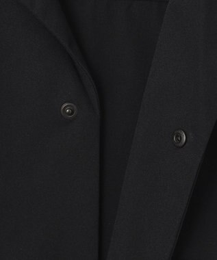 UNFILO MENS FINE MOVE オープンカラーシャツ [23年春夏商品] ブラック