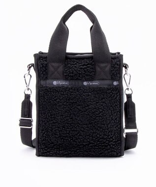 LeSportsac DENIM MINI N/S TOTE/ブラックデニム/ブラックシェルパ ブラックデニム/ブラックシェルパ
