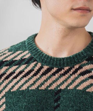 WEGO ベロアモール総柄プルオーバー 柄1