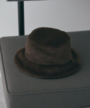 AMERICAN HOLIC フェイクファーバケットハット