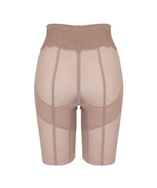 BRADELIS New York 【BRADELIS New York】メッシュシェイプガードル 1枚履き可能 補整 ガードルショーツ 太もも細見え ヒップアップ モカベージュ