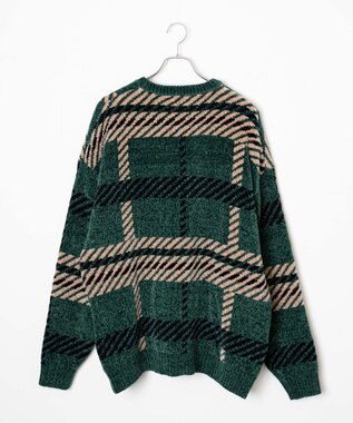 WEGO ベロアモール総柄プルオーバー 柄1