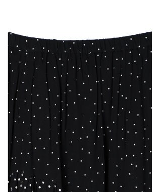 AMERICAN HOLIC 切替ドットフレアスカート Dot