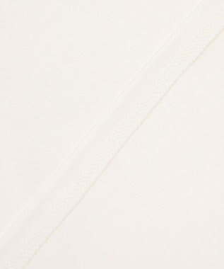 23区 【エステータ】コットンコンプレッシャージャージー タックデザイン カットソー ホワイト系