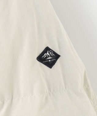 JOSEPH ABBOUD MOUNTAIN  【サスティナブル/ECO撥水/ECOファー/9ポケット/男女兼用】Pe/Nyピーチ ダウンコート アイボリー系