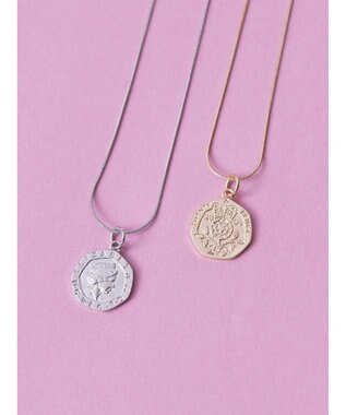 AMERICAN HOLIC エリザベスコインネックレス Silver