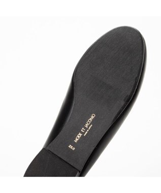 MODE ET JACOMO <MODE ET JACOMO>【レイン対応】ラウンドトゥバレエシューズ ブラック