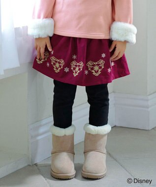 ANY KIDS 【ディズニー/FROZEN】裾刺繍スカッツ ローズ