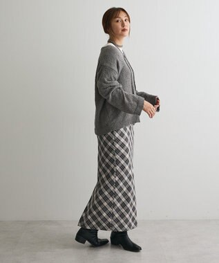 CRAFT STANDARD BOUTIQUE ファンシーヤーンVネックプルオーバー Gray