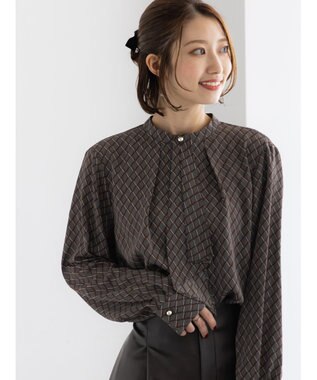 Te chichi パターンアソートボウタイブラウス