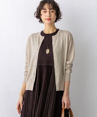23区 【先行予約】ピュアリネンハイゲージ カーディガン