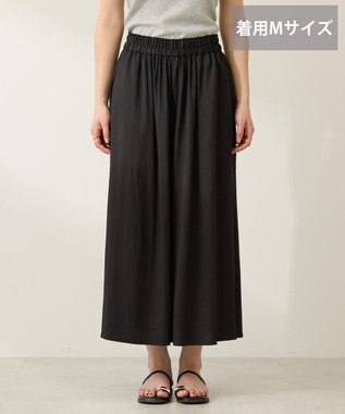 AMERICAN HOLIC (選べる丈２サイズ)接触冷感ギャザースカーチョ【WEB限定カラー有り】 Black