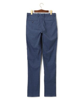 J.PRESS MEN 感動！？上品な見た目に着心地抜群なセットアップ【MECHANICAL】【超軽量 / 清涼感 / 洗える】ハイパワーストレッチ リネンルックパンツ ネイビー系