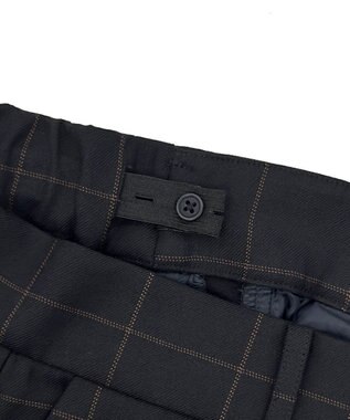 UNFILO 【ウエストゴム/14サイズ展開】beauty warm pants テーパード ウィンドーペン