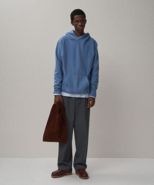 ATON NATURAL DYED URAKE | フーディー - UNISEX BLUE
