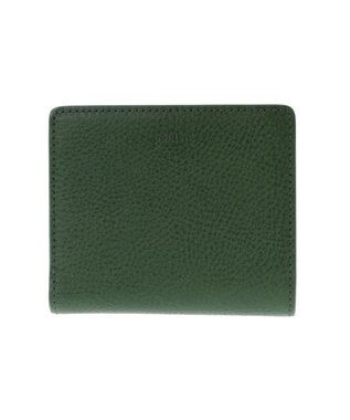 genten ミネルヴァ2 二つ折り財布内Lファスナー グリーン