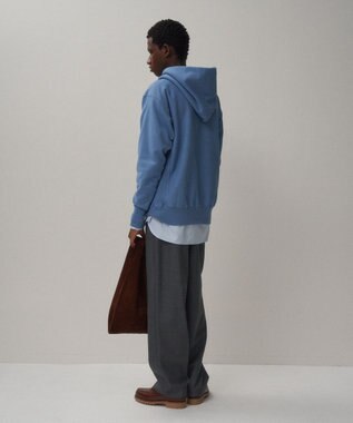 ATON NATURAL DYED URAKE | フーディー - UNISEX BLUE