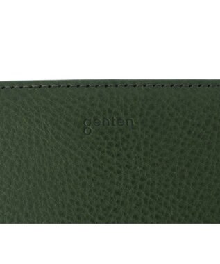genten ミネルヴァ2 二つ折り財布内Lファスナー グリーン