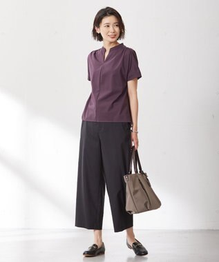 J.PRESS LADIES 【WEB限定カラーあり・A4サイズ収納可】 ナイロン トート バッグ ブラウン系