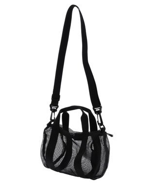 Green Parks ■ＬＯＶＥ　ＢＯＡＴ　メッシュボストンバッグ Black