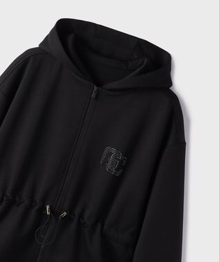 GRACE CONTINENTAL ロゴドロストフーディ ブラック