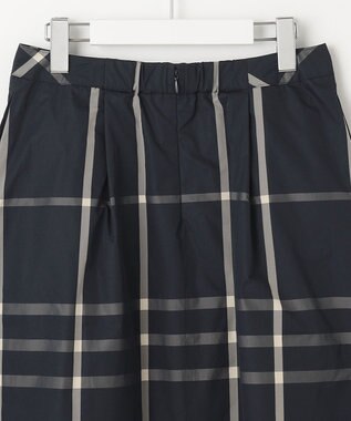 J.PRESS LADIES 【洗える】 メモリーウェザー チェック スカート ネイビー系3