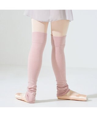 Chacott レッグウォーマー ミディアム丈 (サーモギア（R）糸使用） ベビーピンク