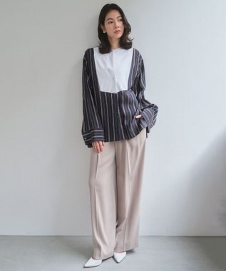 BEIGE， 【セットアップ対応】CINDY / ハイウエストパンツ Taupe