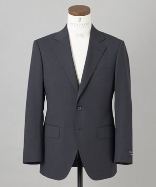 GOTAIRIKU オールシーズン対応【御幸毛織】WOOL×SOLOTEX ストレッチスーツ（グレー無地） グレー系