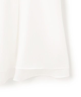 23区 【先行予約】ナチュラルコットンベア シアーペプラム タンクトップ ホワイト系