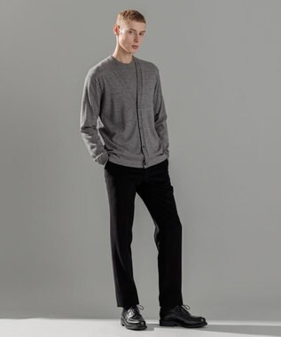 JOSEPH HOMME ウォッシャブルメリノ　クルーネックニット ライトグレー系