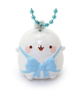 Mother garden 【2/15(日)迄 販売延長! 】マザーガーデン MOLANG モラン お座り ミニキーホルダー 《モラン / リボン / バカンス / ケーキ / ピウピ》単品